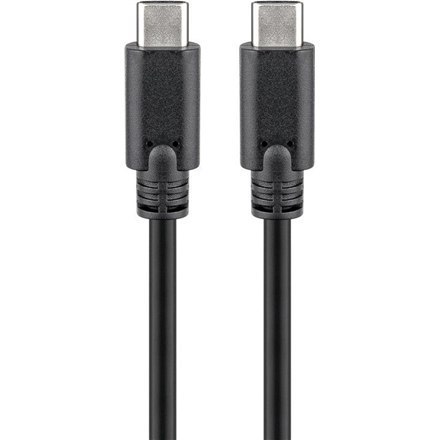 Goobay | USB-C cable | Male | 24 pin USB-C | Male | Black | 24 pin USB-C | 1 m Goobay | USB-C cable | Male | 24 pin USB-C | Male | Black | 24 pin USB-C | 1 m