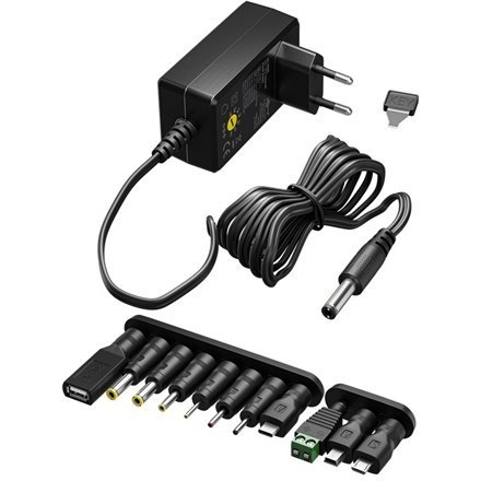 Goobay Universal Power Supply 3 V - 12 V, Max. 18 W Goobay Universal Power Supply 3 V - 12 V, Max. 18 W