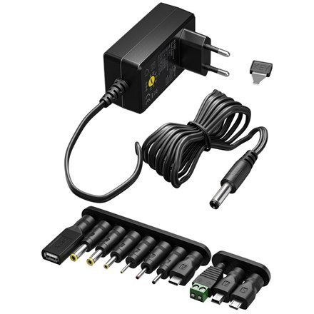 Goobay Universal Power Supply 3 V - 12 V, Max. 3.6 W Goobay Universal Power Supply 3 V - 12 V, Max. 3.6 W