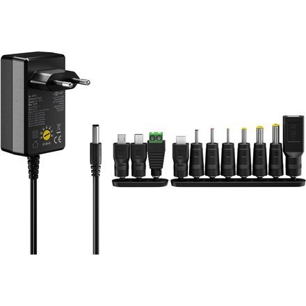 Goobay Universal Power Supply 3 V - 12 V, Max. 3.6 W Goobay Universal Power Supply 3 V - 12 V, Max. 3.6 W