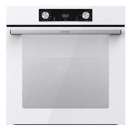Gorenje | BOS6737E06WG | Piekarnik | 77 L | Wielofunkcyjny | EcoClean | Sterowanie mechaniczne | Funkcja pary | Wysokość 59,5 cm Gorenje | BOS6737E06WG | Piekarnik | 77 L | Wielofunkcyjny | EcoClean | Sterowanie mechaniczne | Funkcja pary | Wysokość 59,5 cm