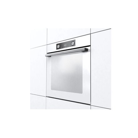 Gorenje | BOS6737E06WG | Piekarnik | 77 L | Wielofunkcyjny | EcoClean | Sterowanie mechaniczne | Funkcja pary | Wysokość 59,5 cm Gorenje | BOS6737E06WG | Piekarnik | 77 L | Wielofunkcyjny | EcoClean | Sterowanie mechaniczne | Funkcja pary | Wysokość 59,5 cm