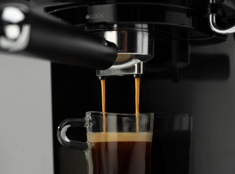 Gorenje | Coffee machine | ESCM15DBK | Pump pressure 15 bar | Built-in milk frother | Manual | 1100 W | Stainless steel Gorenje | Coffee machine | ESCM15DBK | Pump pressure 15 bar | Built-in milk frother | Manual | 1100 W | Stainless steel