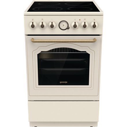 Gorenje | Cooker | GECS5B70CLI | Hob type Vitroceramic | Oven type Electric | Beige | Width 50 cm | Depth 59.4 cm | 70 L