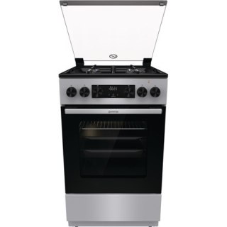 Gorenje | Cooker | GK5C41SJ | Hob type Gas | Oven type Electric | Stainless steel | Width 50 cm | Grilling | Depth 59.4 cm | 62