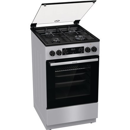 Gorenje | Cooker | GK5C41SJ | Hob type Gas | Oven type Electric | Stainless steel | Width 50 cm | Grilling | Depth 59.4 cm | 62