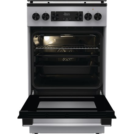Gorenje | Cooker | GK5C41SJ | Hob type Gas | Oven type Electric | Stainless steel | Width 50 cm | Grilling | Depth 59.4 cm | 62