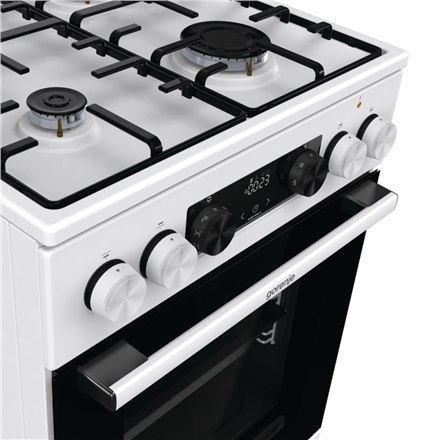 Gorenje | Cooker | GK5C41WH | Hob type Gas | Oven type Electric | White | Width 50 cm | Grilling | Depth 59.4 cm | 70 L