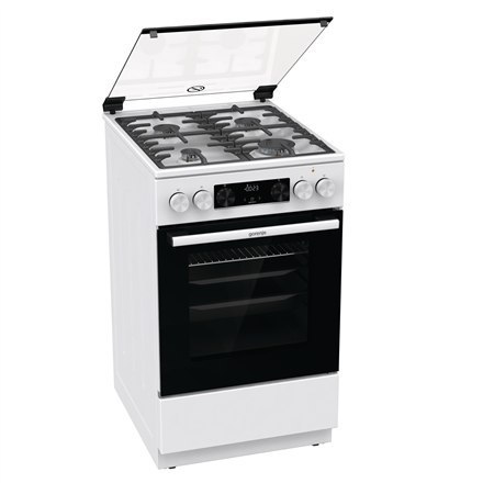 Gorenje Cooker GK5C61WF Hob type Gas Oven type Electric White Width 50 cm Depth 59.4 cm 62 L Gorenje Cooker GK5C61WF Hob type Gas Oven type Electric White Width 50 cm Depth 59.4 cm 62 L