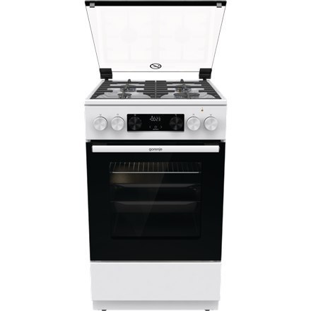 Gorenje Cooker GK5C61WF Hob type Gas Oven type Electric White Width 50 cm Depth 59.4 cm 62 L Gorenje Cooker GK5C61WF Hob type Gas Oven type Electric White Width 50 cm Depth 59.4 cm 62 L