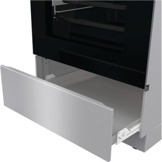 Gorenje | Cooker | GK5C65XV | Hob type Gas | Oven type Electric | Stainless steel | Width 50 cm | Grilling | LED | Depth 59.4 c