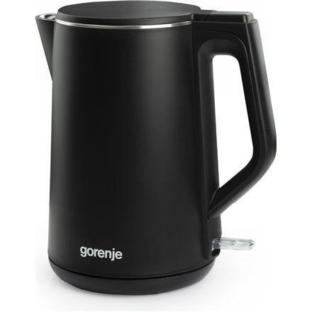 Gorenje | Czajnik | K15DWBK | Elektryczny | 2200 W | 1,5 l | Stal nierdzewna | Podstawa obrotowa 360° | Czarny Gorenje | Czajnik | K15DWBK | Elektryczny | 2200 W | 1,5 l | Stal nierdzewna | Podstawa obrotowa 360° | Czarny