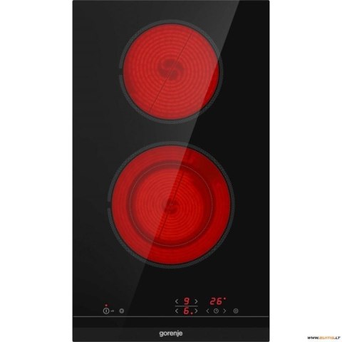 Gorenje | ECT322BCSC | Hob | Vitroceramic | Number of burners/cooking zones 2 | Touch | Timer | Black | Display Gorenje | ECT322BCSC | Hob | Vitroceramic | Number of burners/cooking zones 2 | Touch | Timer | Black | Display