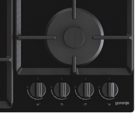 Gorenje | GTW641EB | Hob | Gas on glass | Number of burners/cooking zones 4 | Rotary knobs | Black Gorenje | GTW641EB | Hob | Gas on glass | Number of burners/cooking zones 4 | Rotary knobs | Black