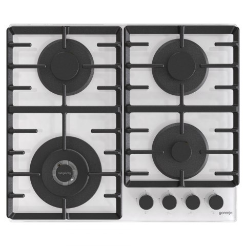 Gorenje | GTW642SYW | Hob | Gas on glass | Number of burners/cooking zones 4 | Rotary knobs | White Gorenje | GTW642SYW | Hob | Gas on glass | Number of burners/cooking zones 4 | Rotary knobs | White