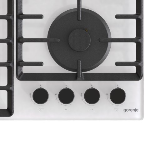Gorenje | GTW642SYW | Hob | Gas on glass | Number of burners/cooking zones 4 | Rotary knobs | White Gorenje | GTW642SYW | Hob | Gas on glass | Number of burners/cooking zones 4 | Rotary knobs | White