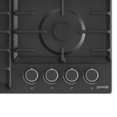 Gorenje | GW642AB | Hob | Gas | Number of burners/cooking zones 4 | Rotary knobs | Black
