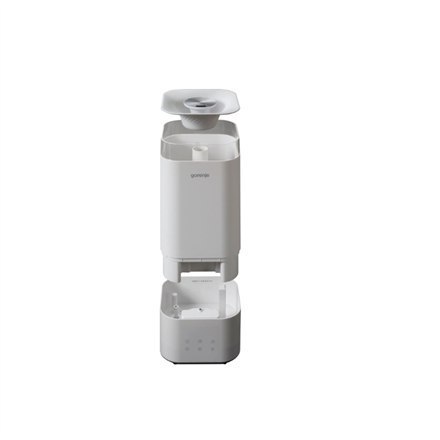 Gorenje | H50W | Air Humidifier | m³ | 26 W | Water tank capacity 5 L | Suitable for rooms up to 20 m² | Ultrasonic | Humidifica Gorenje | H50W | Air Humidifier | m³ | 26 W | Water tank capacity 5 L | Suitable for rooms up to 20 m² | Ultrasonic | Humidifica