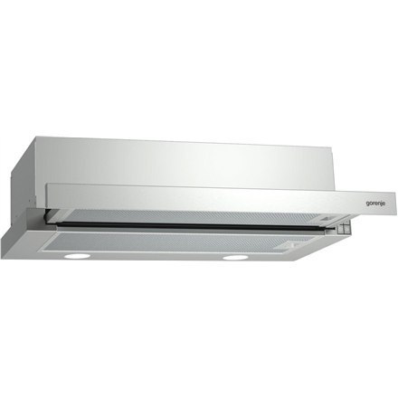 Gorenje | Hood | BHP523E10X | Energy efficiency class C | Telescopic | Width 50 cm | 322 m³/h | Mechanical control | Stainless s Gorenje | Hood | BHP523E10X | Energy efficiency class C | Telescopic | Width 50 cm | 322 m³/h | Mechanical control | Stainless s
