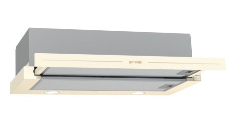 Gorenje | Hood | BHP62CLI | Energy efficiency class C | Telescopic | Width 60 cm | 435 m³/h | Mechanical control | Ivory | LED Gorenje | Hood | BHP62CLI | Energy efficiency class C | Telescopic | Width 60 cm | 435 m³/h | Mechanical control | Ivory | LED