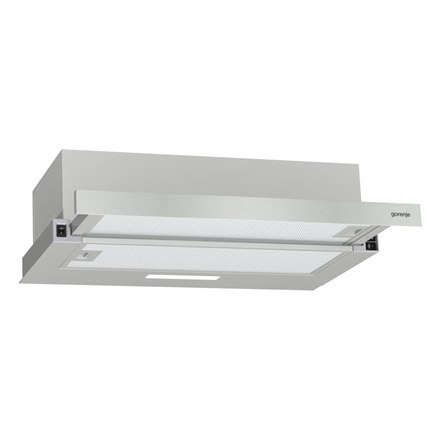 Gorenje | Hood | TH60E3X | Energy efficiency class C | Telescopic | Width 60 cm | 350 m³/h | Mechanical control | Inox | LED Gorenje | Hood | TH60E3X | Energy efficiency class C | Telescopic | Width 60 cm | 350 m³/h | Mechanical control | Inox | LED