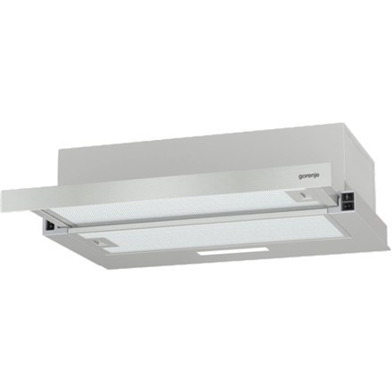 Gorenje | Hood | TH60E3X | Energy efficiency class C | Telescopic | Width 60 cm | 350 m³/h | Mechanical control | Inox | LED Gorenje | Hood | TH60E3X | Energy efficiency class C | Telescopic | Width 60 cm | 350 m³/h | Mechanical control | Inox | LED