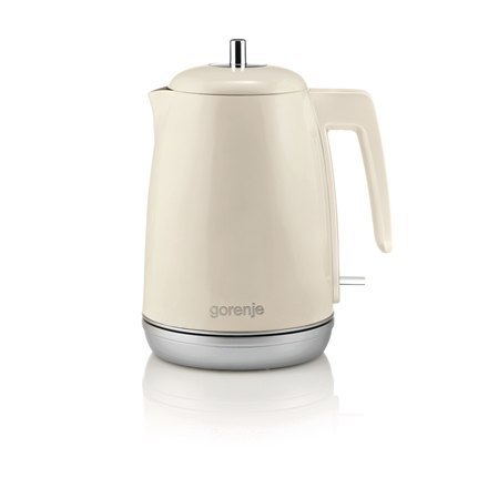 Gorenje | Kettle | K15RL | Electric | 2200 W | 1.7 L | Plastic and metal | 360° rotational base | Champagne Gorenje | Kettle | K15RL | Electric | 2200 W | 1.7 L | Plastic and metal | 360° rotational base | Champagne
