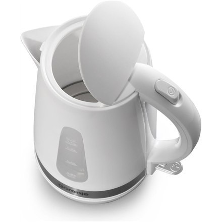 Gorenje | Kettle | K17WE | Electric | 2200 W | 1.7 L | Plastic + metal | 360° rotational base | White Gorenje | Kettle | K17WE | Electric | 2200 W | 1.7 L | Plastic + metal | 360° rotational base | White