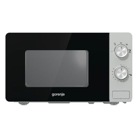 Gorenje | MO20E1S | Kuchenka mikrofalowa | Wolnostojąca | 20 L | 800 W | Srebrna Gorenje | MO20E1S | Kuchenka mikrofalowa | Wolnostojąca | 20 L | 800 W | Srebrna