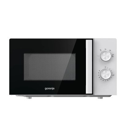 Gorenje | MO20E1WH | Microwave Oven | Free standing | 20 L | 800 W | Grill | White Gorenje | MO20E1WH | Microwave Oven | Free standing | 20 L | 800 W | Grill | White