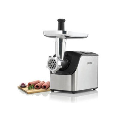 Gorenje | Meat Grinder | MG2202XE | Stainless Steel/Black | 2200 W | Number of speeds 1 | Throughput (kg/min) 2.2 Gorenje | Meat Grinder | MG2202XE | Stainless Steel/Black | 2200 W | Number of speeds 1 | Throughput (kg/min) 2.2