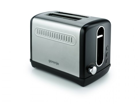 Gorenje | T1100CLBK | Toaster | Power 1100 W | Number of slots 2 | Housing material Plastic/Metal | Black Gorenje | T1100CLBK | Toaster | Power 1100 W | Number of slots 2 | Housing material Plastic/Metal | Black