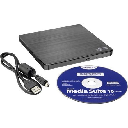 H.L Data Storage Ultra Slim Portable DVD-Writer Black H.L Data Storage Ultra Slim Portable DVD-Writer Black