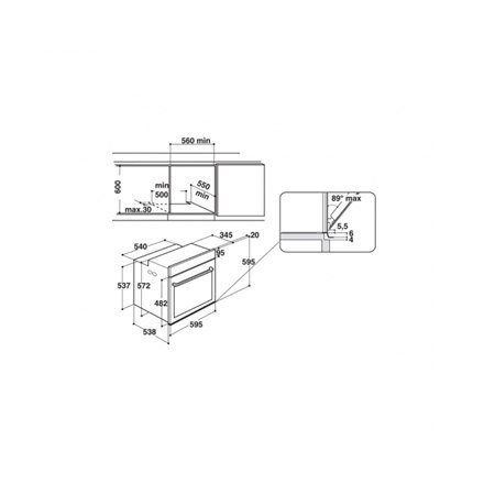 Hotpoint | FI7 861 SH BL HA | Piekarnik do zabudowy | 73 L | Wielofunkcyjny | AquaSmart | Elektroniczny | Tak | Wysokość 59,5 cm Hotpoint | FI7 861 SH BL HA | Piekarnik do zabudowy | 73 L | Wielofunkcyjny | AquaSmart | Elektroniczny | Tak | Wysokość 59,5 cm