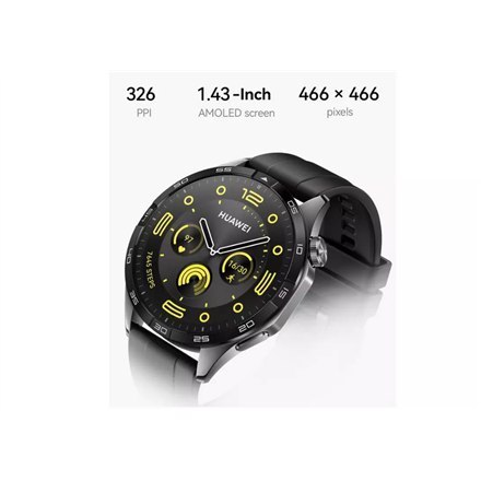 Huawei Watch GT | 4 | 4 | Smartwatch | Smartwatch | Stal nierdzewna | 46 mm | 46 mm | Czarny | Bezpyłowy | Wodoodporny Huawei Watch GT | 4 | 4 | Smartwatch | Smartwatch | Stal nierdzewna | 46 mm | 46 mm | Czarny | Bezpyłowy | Wodoodporny