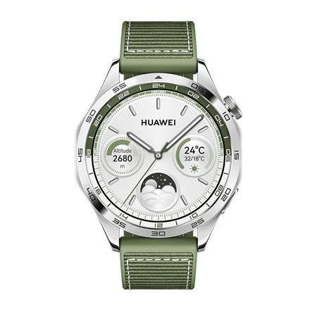 Huawei Watch GT | 4 | 4 | Smartwatch | Smartwatch | Stal nierdzewna | 46 mm | 46 mm | Zielony | Pyłoszczelny | Wodoodporny Huawei Watch GT | 4 | 4 | Smartwatch | Smartwatch | Stal nierdzewna | 46 mm | 46 mm | Zielony | Pyłoszczelny | Wodoodporny
