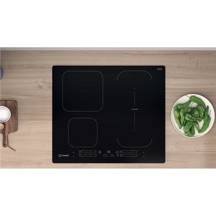 INDESIT | Hob | IB 65B60 NE | Induction | Number of burners/cooking zones 4 | Touch | Timer | Black INDESIT | Hob | IB 65B60 NE | Induction | Number of burners/cooking zones 4 | Touch | Timer | Black