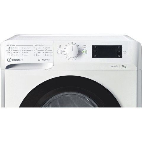 INDESIT | MTWE 71252 WK EE | Pralka | Klasa efektywności energetycznej E | Ładowana od frontu | Pojemność prania 7 kg | 1200 obr