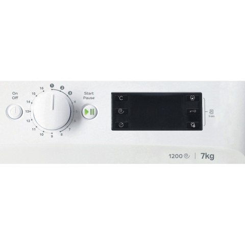 INDESIT | MTWE 71252 WK EE | Pralka | Klasa efektywności energetycznej E | Ładowana od frontu | Pojemność prania 7 kg | 1200 obr