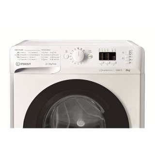 INDESIT | MTWSA 61294 WK EE | Washing machine | Energy efficiency class C | Front loading | Washing capacity 6 kg | 1151 RPM | D