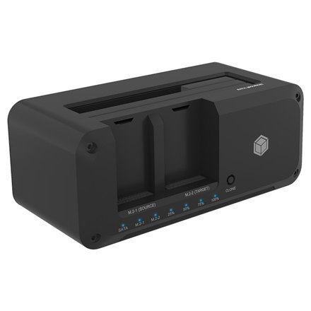 Icy Box IB-2924MSCL-C31 Clone and DockingStation for 1x 2.5"/3.5" to 1x M.2 NVMe or M.2 to M.2, access 3 drives as Docking, Host Icy Box IB-2924MSCL-C31 Clone and DockingStation for 1x 2.5"/3.5" to 1x M.2 NVMe or M.2 to M.2, access 3 drives as Docking, Host