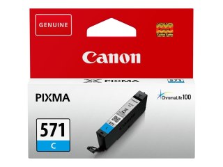 Ink Cartridge Canon CLI-571C CY 311pages OEM | Canon Cartridge | CLI-571C | Ink cartridges | Cyan