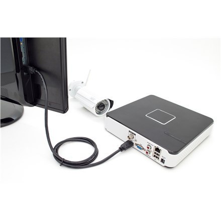 Kabel HDMI Typu A Męski na Męskim Złączu 19 Pinów, 3 m, Czarny Kabel HDMI Typu A Męski na Męskim Złączu 19 Pinów, 3 m, Czarny