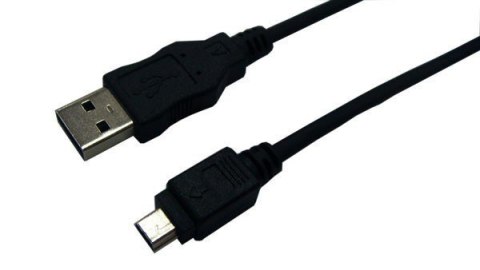 Kabel USB Logilink | Męski | Mini-USB Typ B | Męski | Czarny | 4 pin USB Typ A | 1,8 m Kabel USB Logilink | Męski | Mini-USB Typ B | Męski | Czarny | 4 pin USB Typ A | 1,8 m