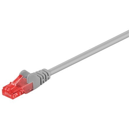 Kabel krosowy | 68449 CAT 6 U/UTP | PVC AWG 24/7 | Długość kabla: 15 m | Szary Kabel krosowy | 68449 CAT 6 U/UTP | PVC AWG 24/7 | Długość kabla: 15 m | Szary