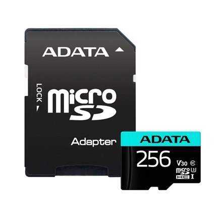 Karta pamięci ADATA Premier Pro 256 GB micro SDXC z Adapterem Karta pamięci ADATA Premier Pro 256 GB micro SDXC z Adapterem
