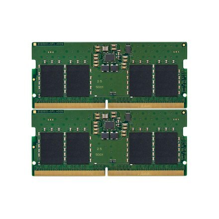 Kingston | 16 Kit (8GBx2) GB | DDR5 | 5200 MHz | Notebook | Registered No | ECC No Kingston | 16 Kit (8GBx2) GB | DDR5 | 5200 MHz | Notebook | Registered No | ECC No
