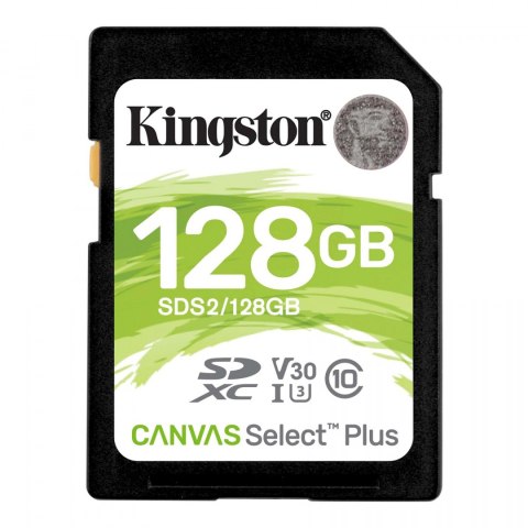 Kingston | Canvas Select Plus | 128 GB | SDHC | Pamięć flash klasy 10 Kingston | Canvas Select Plus | 128 GB | SDHC | Pamięć flash klasy 10