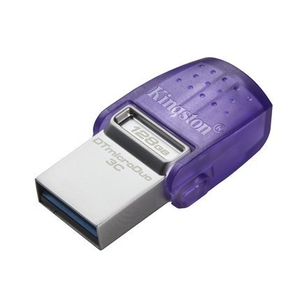 Kingston | DataTraveler | DT Micro Duo 3C | 128 GB | USB Type-C and Type-A | Purple Kingston | DataTraveler | DT Micro Duo 3C | 128 GB | USB Type-C and Type-A | Purple