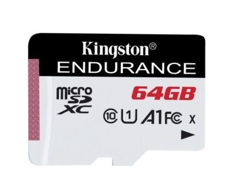 Kingston | Endurance | UHS-I U1 | 64 GB | micro SDXC | Pamięć flash klasy 10 Kingston | Endurance | UHS-I U1 | 64 GB | micro SDXC | Pamięć flash klasy 10